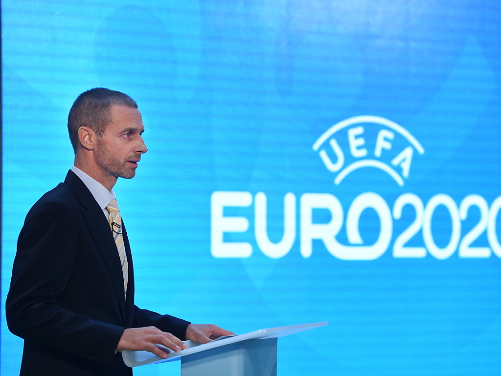 Aleksander Ceferin n'exclut pas de réduire le nombre de pays hôtes pour l'Euro 2021. (Archives)