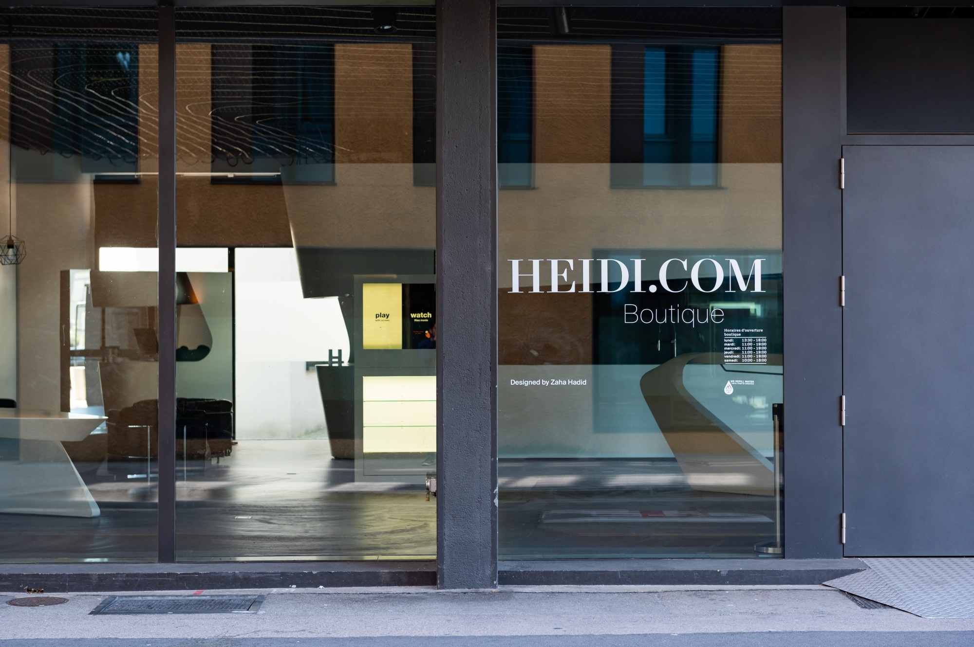 La boutique d'Heidi.com est vide.