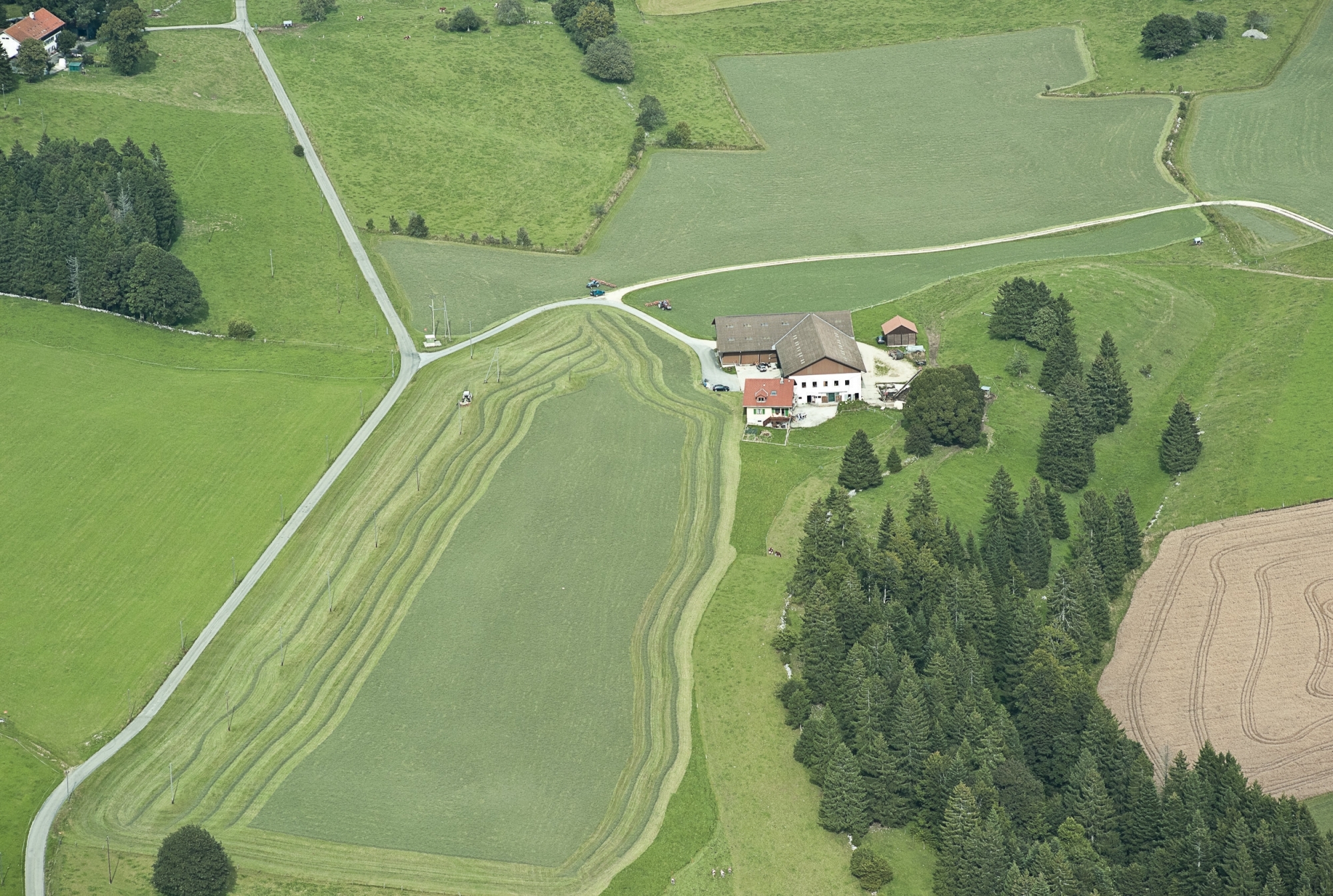 Des terres agricoles dans la région de La Brévine.