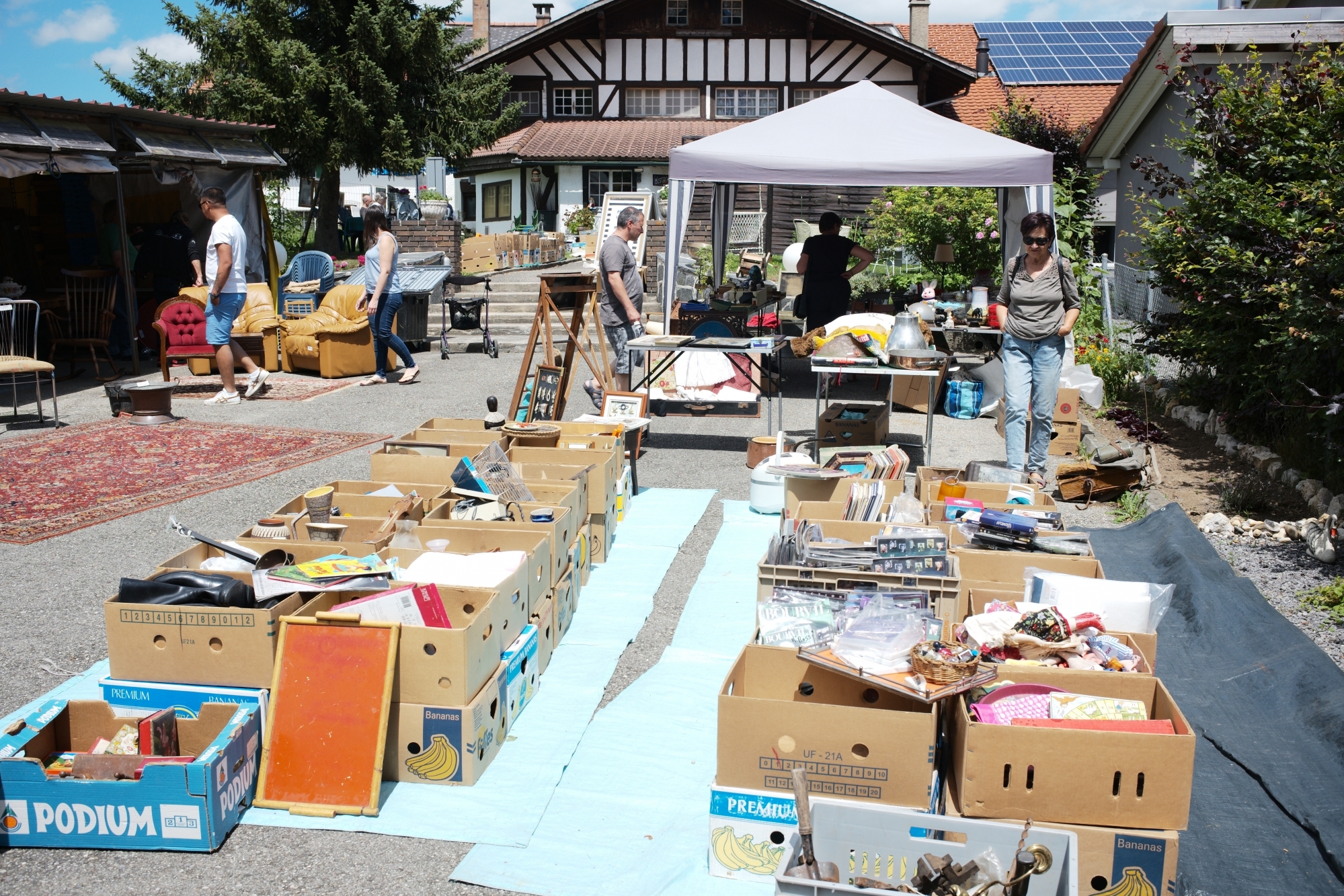 Boudevilliers a vécu ce samedi sa première brocante depuis le début de la pandémie.