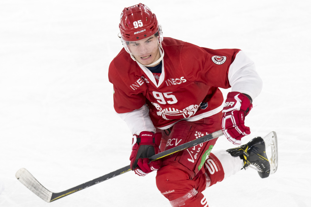 Tyler Moy portera le maillot de Genève-Servette la saison prochaine (Keystone archives).