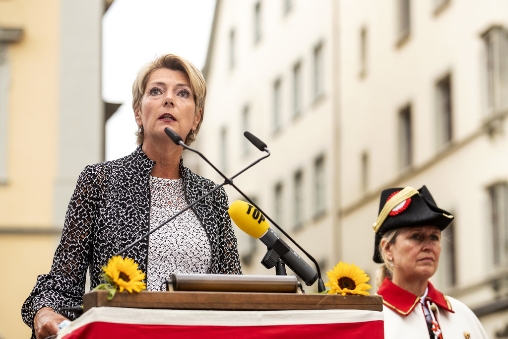 Karin Keller-Sutter a loué la concordance et la capacité de compromis.