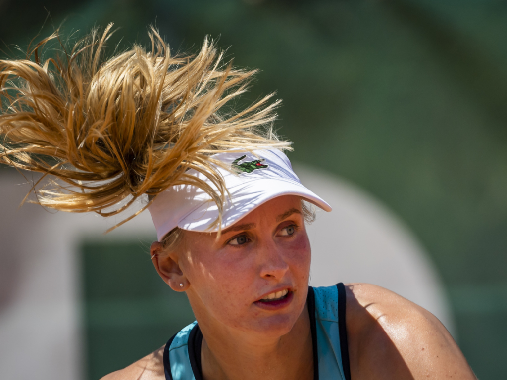 Jil Teichmann brille aussi sur les surfaces rapides.