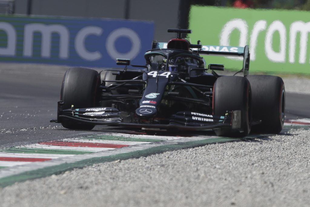 Hamilton encore en pole position à Monza.